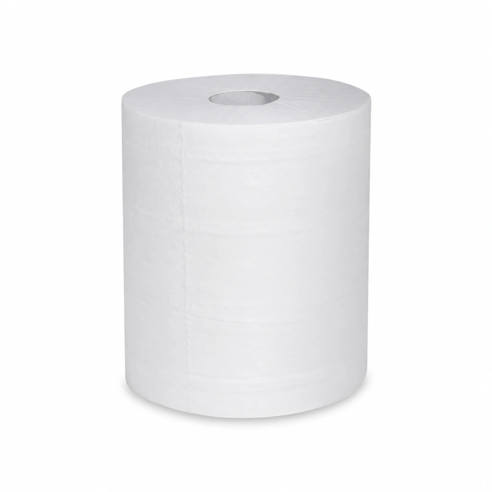 Utěrka tissue rolovaná 2vrstvá 22 cm × 160 m (Ø 19 cm), 1 ks