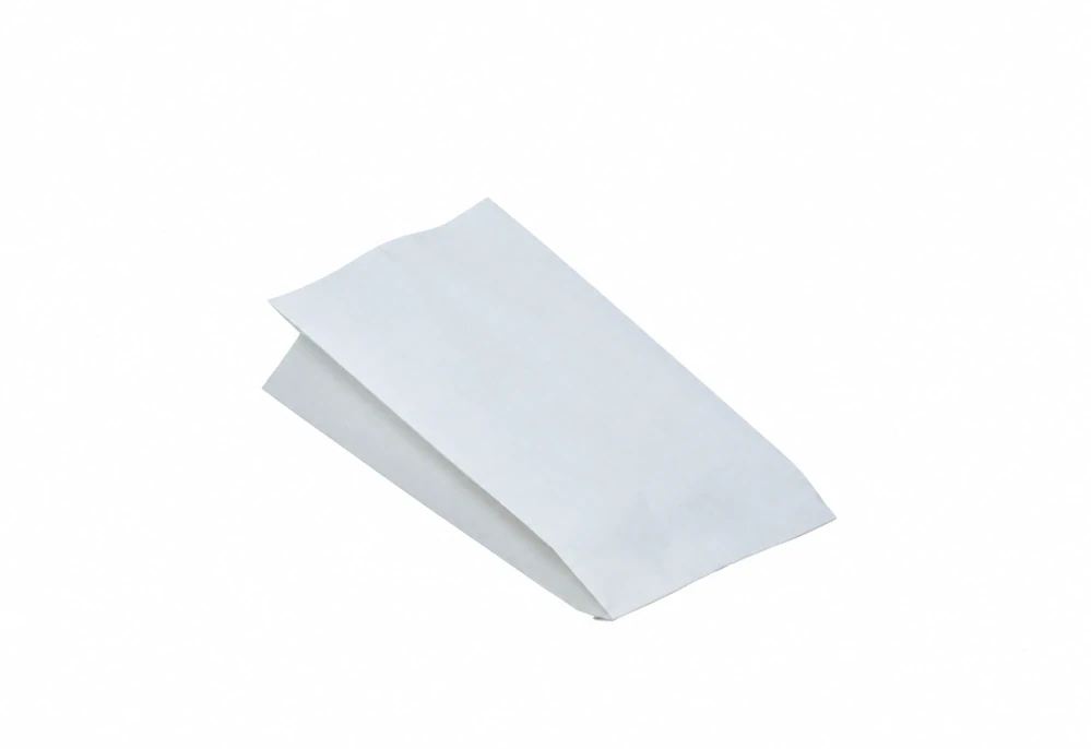 Papírový sáček nepromastitelný bílý 15 + 8 × 30 cm (100 ks)