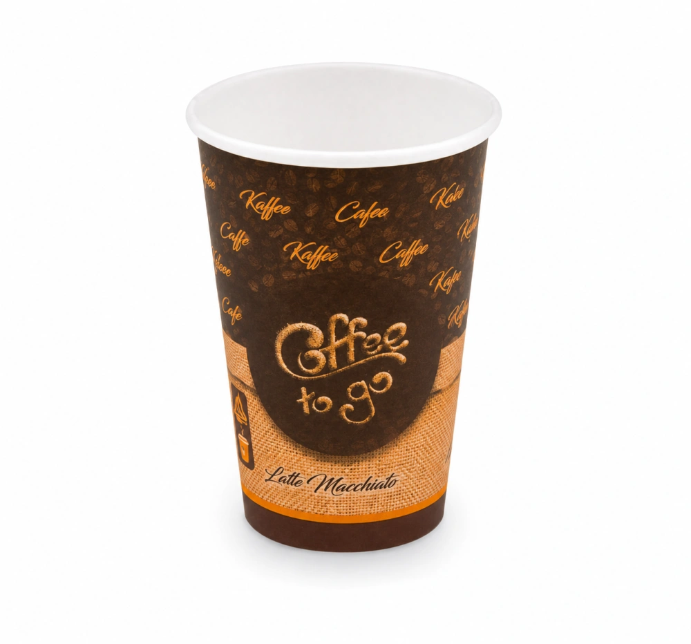 Papírový kelímek "Coffee to go" 330 ml, L (Ø 80 mm), 50 ks