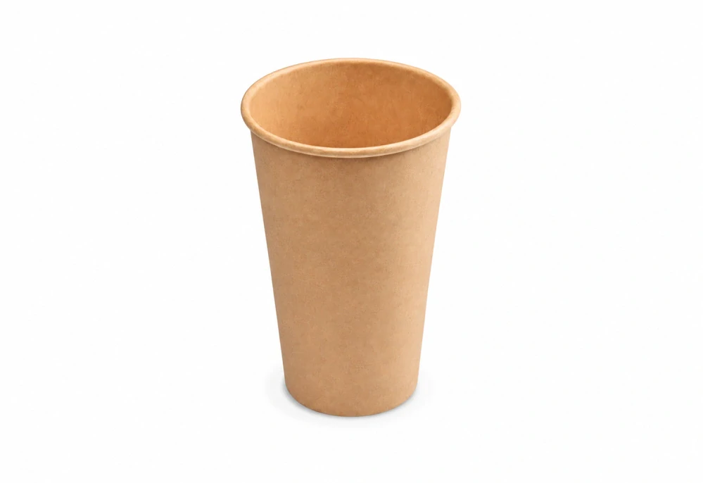 Papírový kelímek hnědý 510 ml, XL (Ø 90 mm), 50 ks