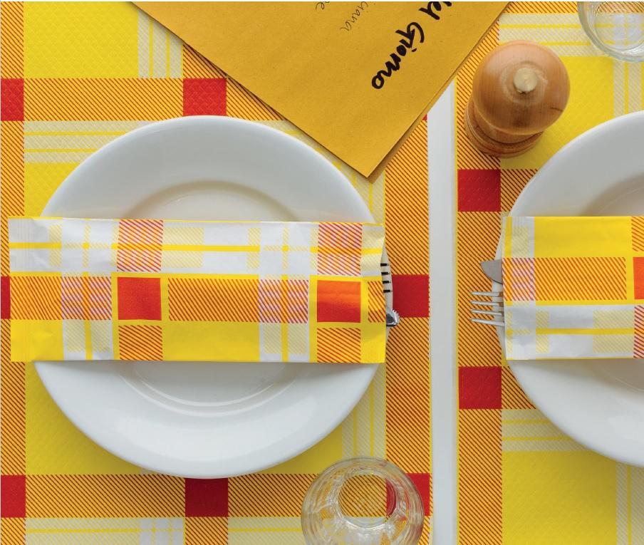 Papírové prostírání Kostka 30 x 40 cm - 250 ks