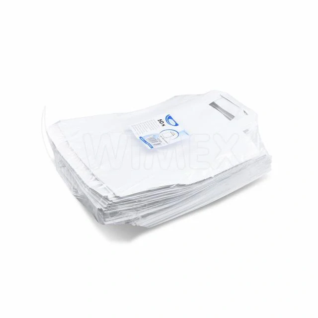 Papírová taška 22+10 x 28 cm bílá [50 ks]