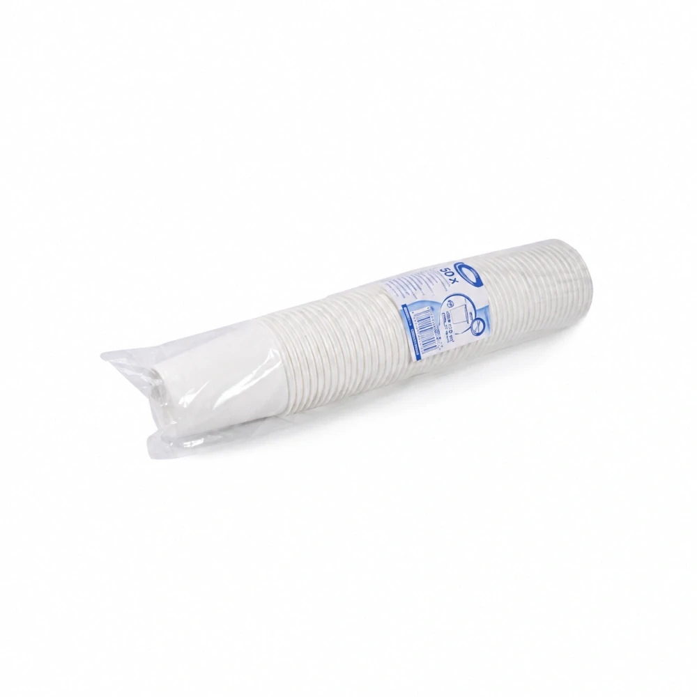 Papírový kelímek bílý 280 ml, M (Ø 80 mm) [50 ks]