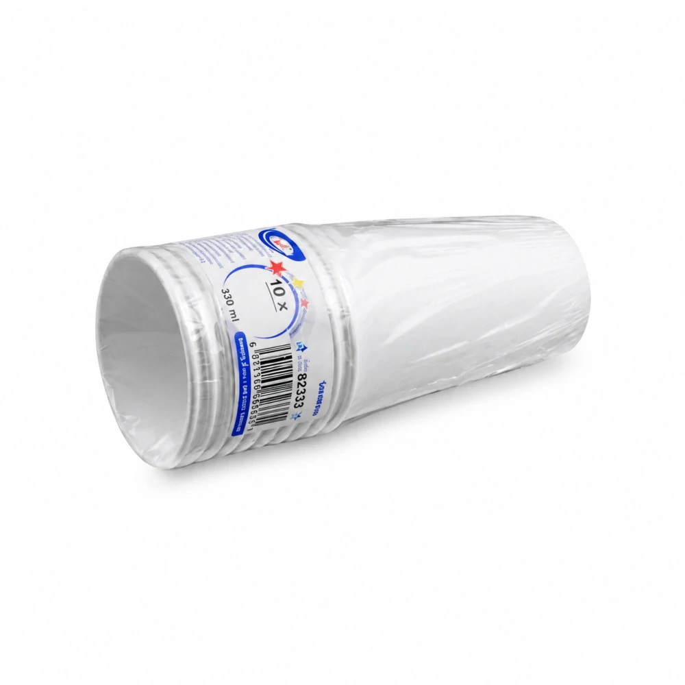 Papírový kelímek bílý 330 ml, ML (Ø 80 mm) [10 ks]
