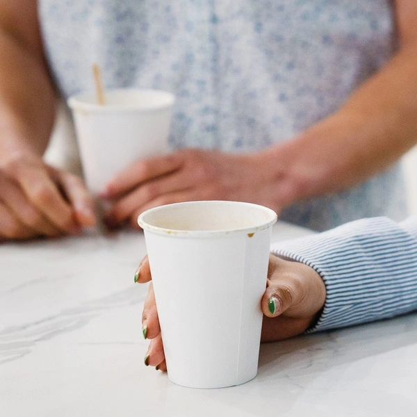 Papírový kelímek (FSC Mix) s cejchem bílý Ø70mm 0,2L [50 ks]