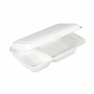 Menu box 2dílný BIO cukrová třtina 250 × 162 × 63 mm, 50 ks