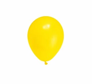 Nafukovací balónek žlutý "M", 100 ks