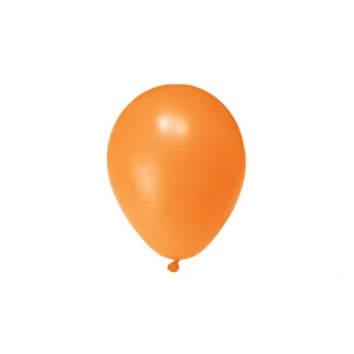 Nafukovací balónek oranžový "M", 10 ks