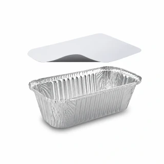 Miska hranatá ALU 1500 ml včetně víčka, 5 ks