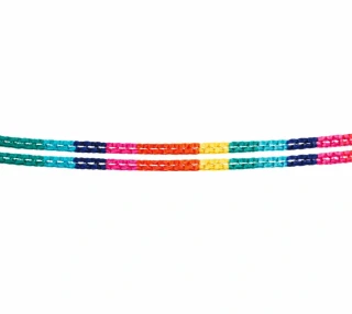 Papírová girlanda 2,7 m (Ø 8 cm), 2 ks