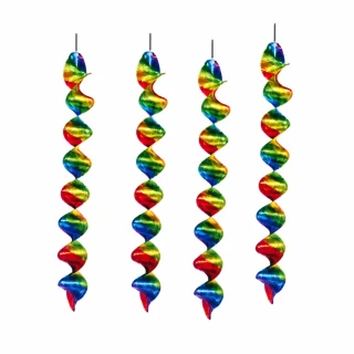Spirála lesklá 60 cm (Ø 5 cm), 4 ks