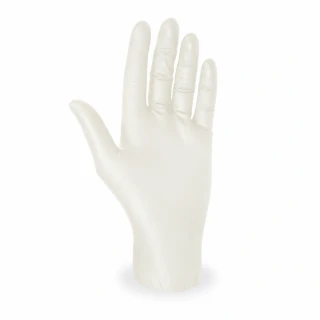 Rukavice latexové, bílé, nepudrované, velikost XL, 100 ks