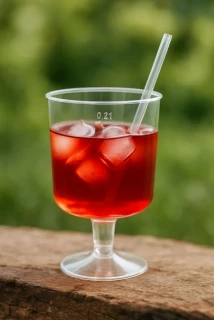 Kelímek krystal na stopce 0,2 l, 10 ks