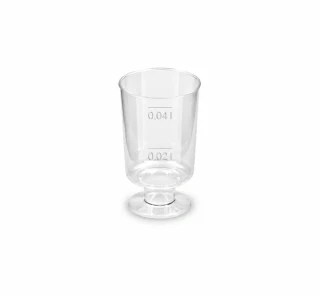 Kelímek krystal na stopce 2 cl / 4 cl, 20 ks