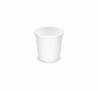 Papírový kelímek bílý 110 ml, XS (Ø 62 mm), 50 ks