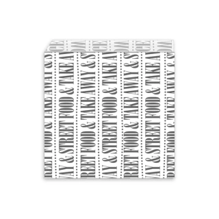 Papírový sáček (FSC Mix) nepromastitelný Street Food 16 x 17 cm [500 ks]