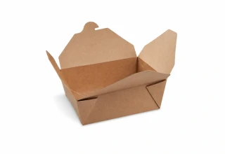 Food box (PAP/PE) nepromastitelný kraft S 110 × 89 × 64 mm 700 ml, 50 ks