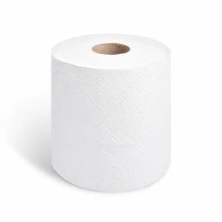 Papírová utěrka FSC Mix 2vrstvá, bílá, 19 cm × 100 m, Ø 19 cm, 1 role