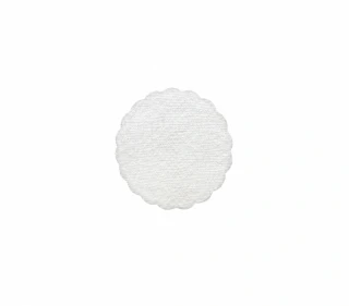 Rozetka PREMIUM Ø 9 cm bílá, 40 ks