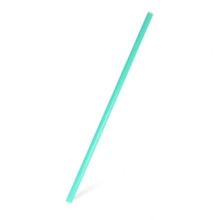 Slámky JUMBO plastové, mátově zelené 25,5 cm, průměr 8 mm (150 ks) (opakovaně použitelné)
