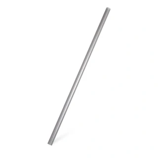 Slámky JUMBO plastové stříbrné 25,5 cm, průměr 8 mm (150 ks) (opakovaně použitelné)